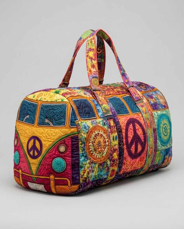 Patchwork e Mandala | Borsone da Viaggio Trapuntato