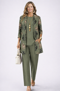 Margherita | Completo Tre Pezzi con Cardigan Lungo