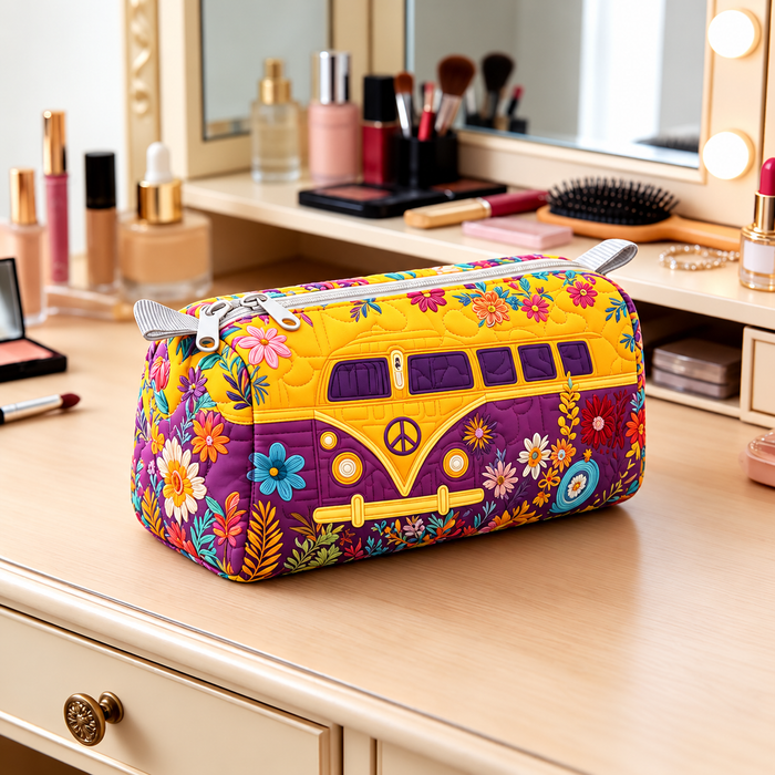 Fiori Dorati | Beauty Case Trapuntato