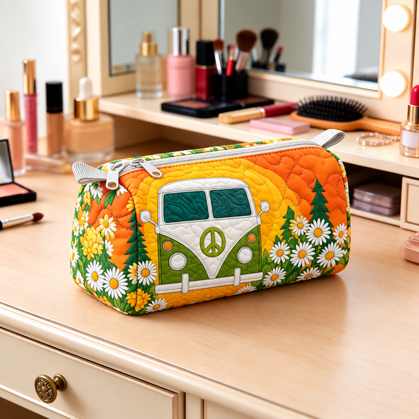 Fiori al Tramonto | Beauty Case Trapuntato