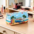 Palme e Surf | Beauty Case Trapuntato