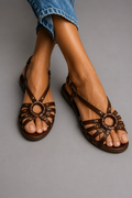 Franca | Sandalo con Borchie Metalliche