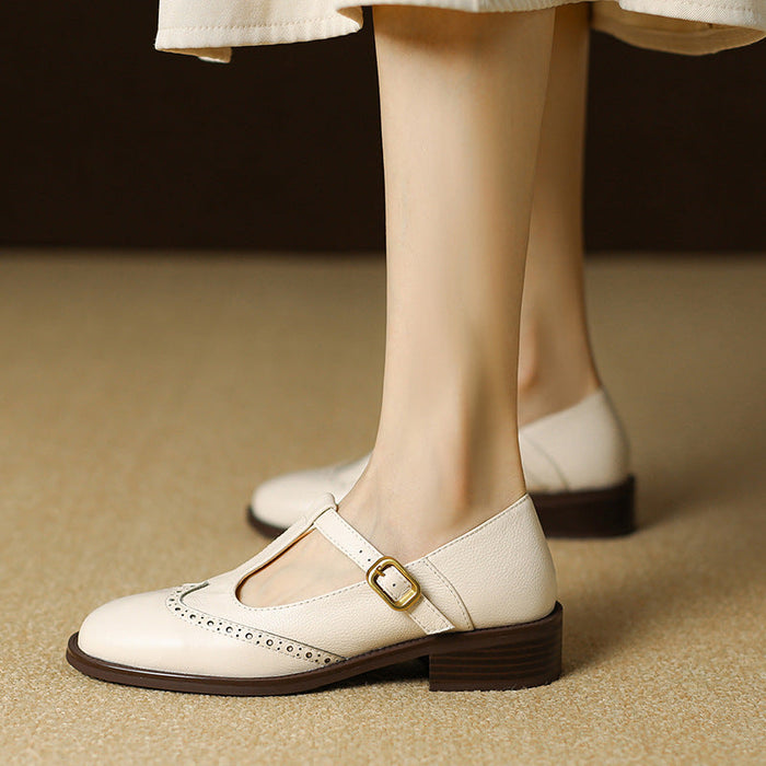 Federica | Scarpa Mary Jane con Tacco Basso
