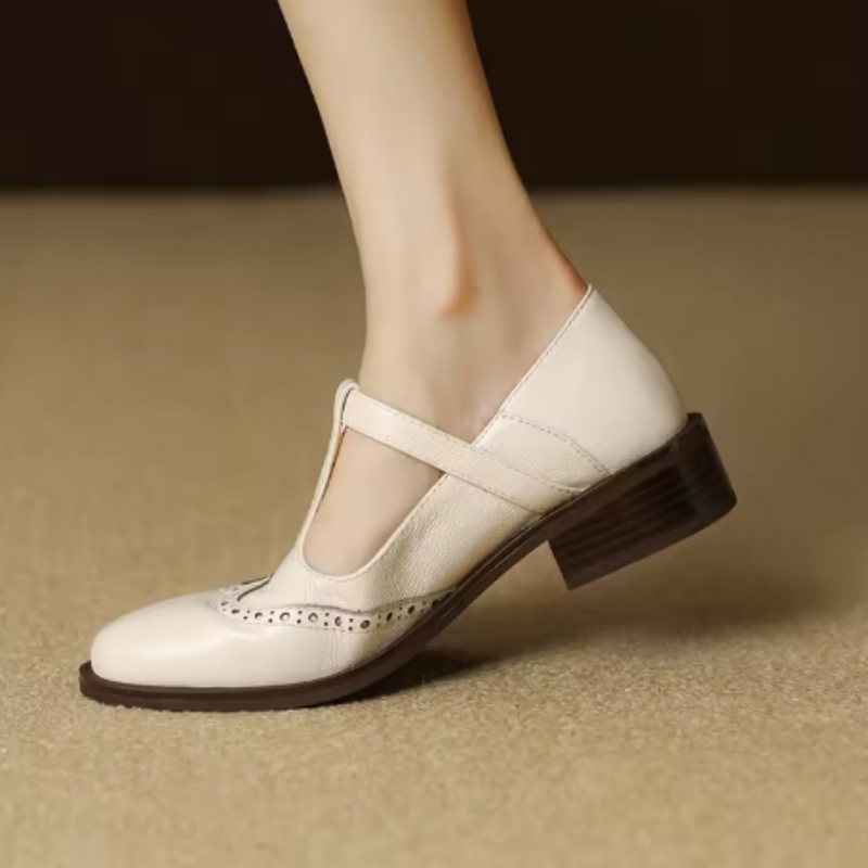 Federica | Scarpa Mary Jane con Tacco Basso