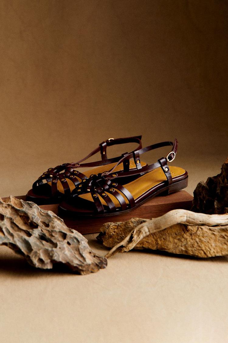 Franca | Sandalo con Borchie Metalliche