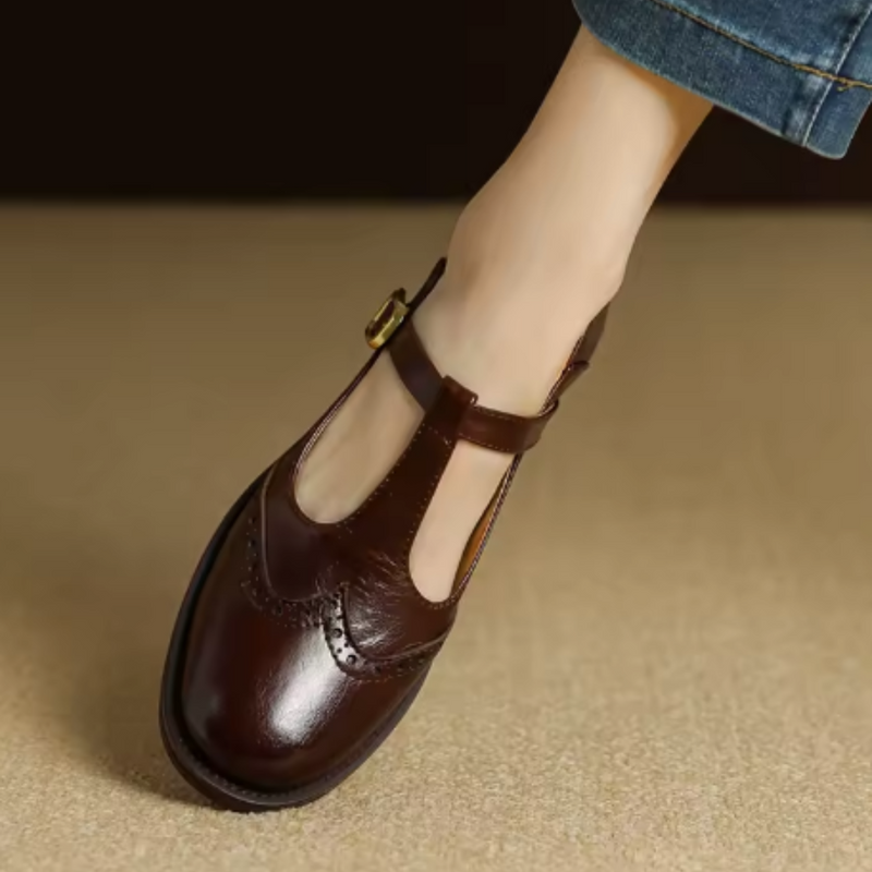 Federica | Scarpa Mary Jane con Tacco Basso