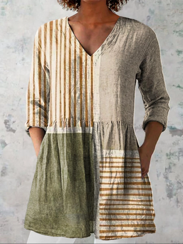 Camilla | Blusa Lunga con Scollo a V