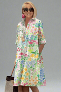Cristina | Vestito Midi a Fiori, la primavera che porti con te tutto l'anno