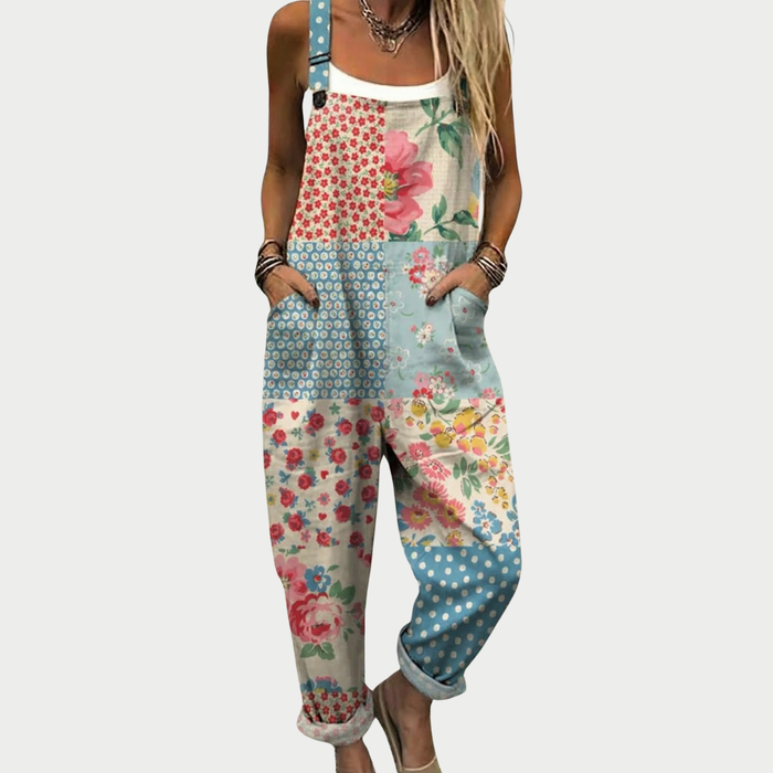 Comfortable Printed Dungarees