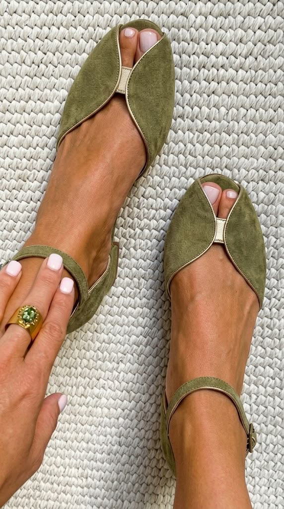 Maria Grazia | Ballerina con Bordo Metallizzato