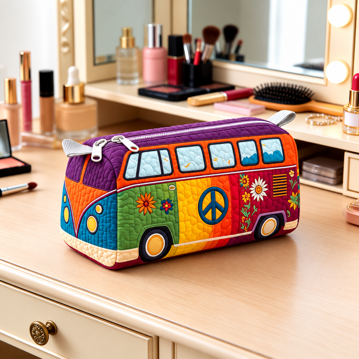 Arcobaleno e Pace | Beauty Case Trapuntato