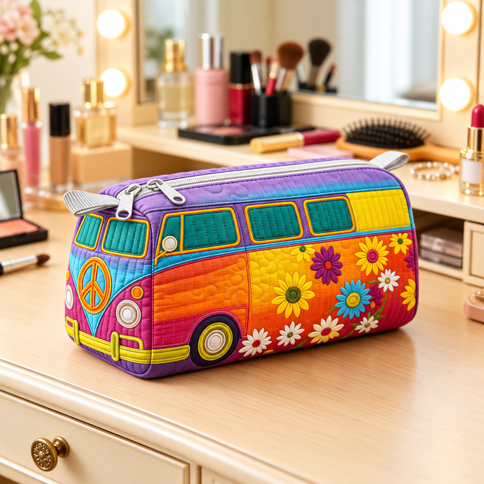 Fiori Colorati | Beauty Case Trapuntato