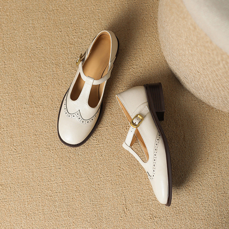Federica | Scarpa Mary Jane con Tacco Basso