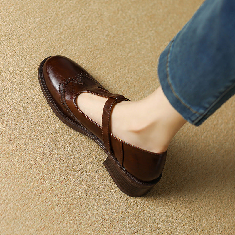 Federica | Scarpa Mary Jane con Tacco Basso