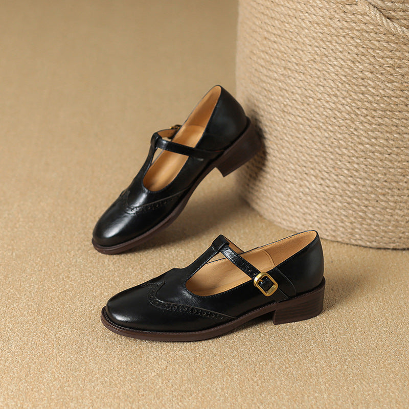 Federica | Scarpa Mary Jane con Tacco Basso