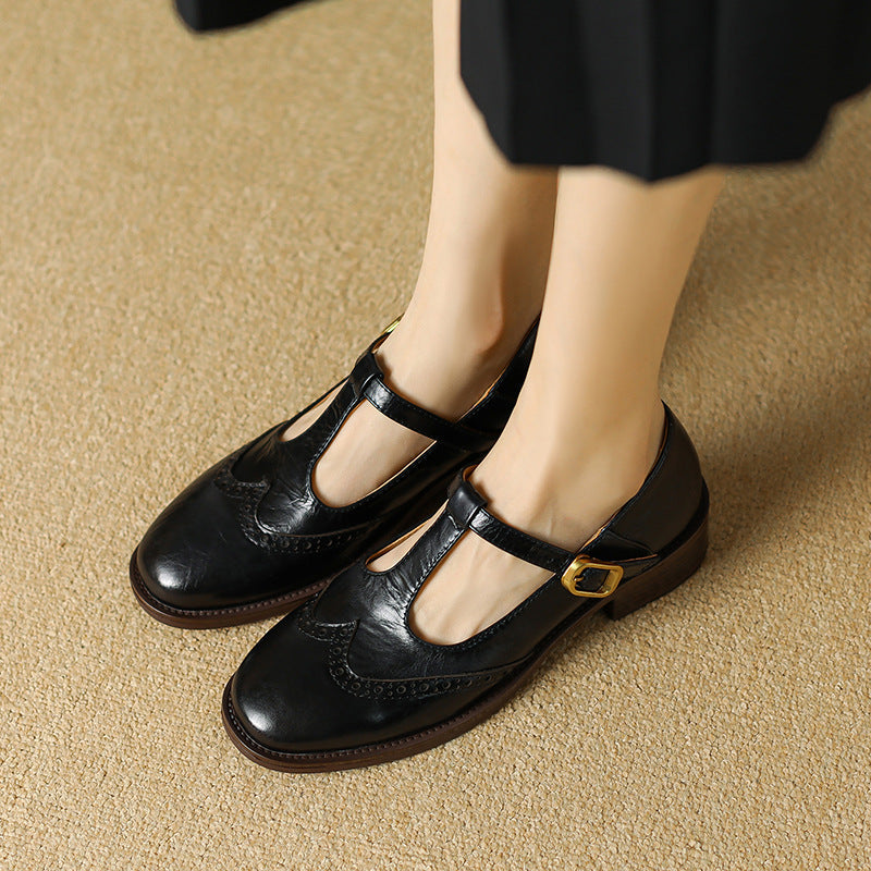 Federica | Scarpa Mary Jane con Tacco Basso