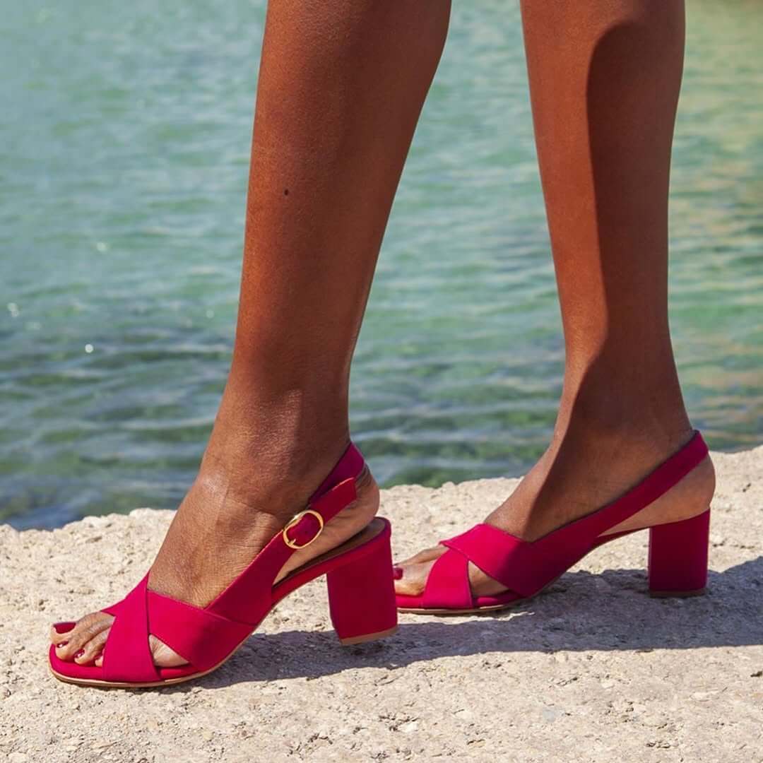Tiziana | Sandalo Slingback con Tacco