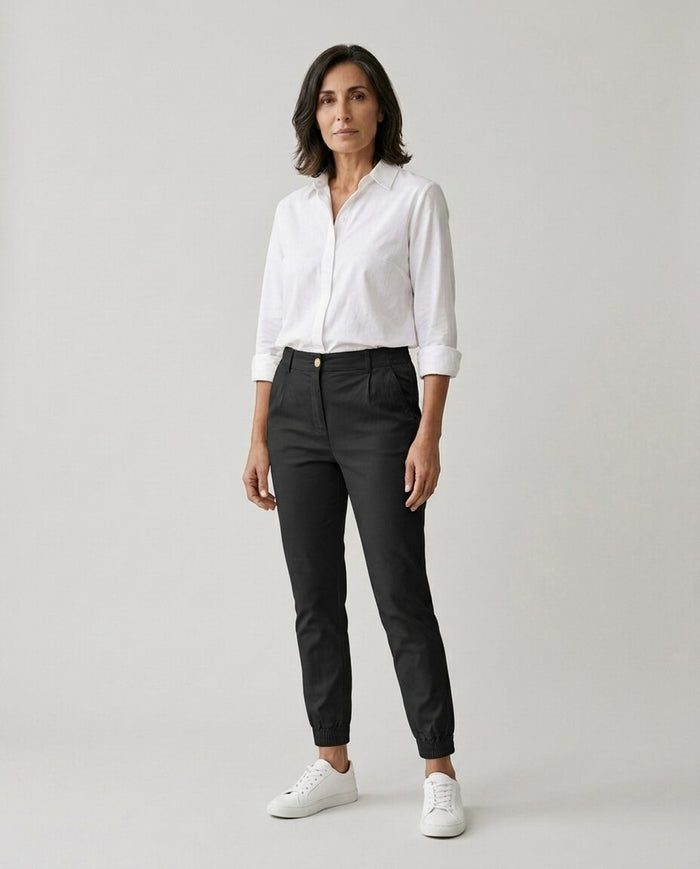 Renata | Pantalone con Polsino alla Caviglia