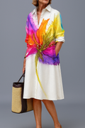 Daniela | Vestito Midi Multicolore, l'estate che porti addosso