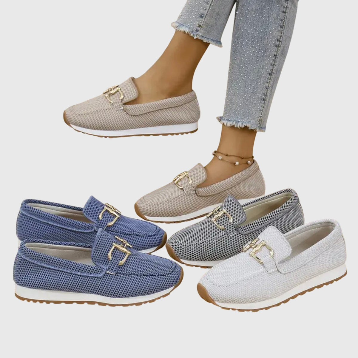 Rosanna | Mocassino Sneaker con Morsetto