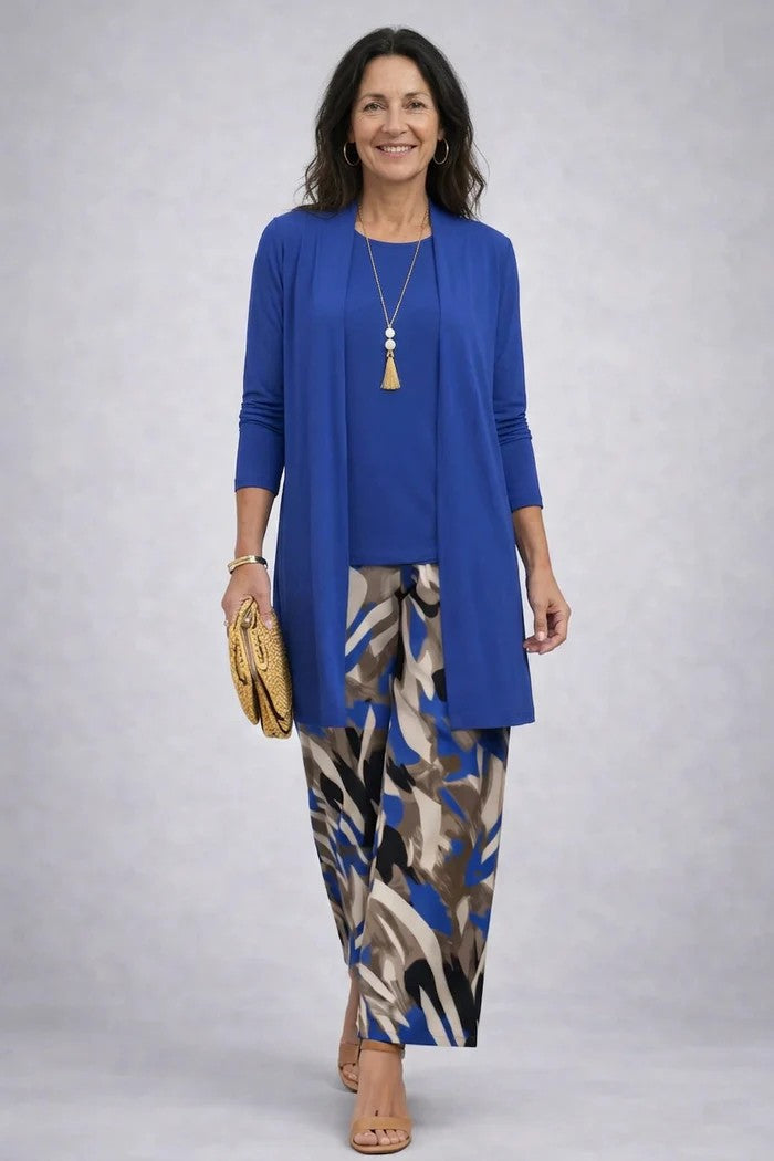 Margherita | Completo Tre Pezzi con Cardigan Lungo
